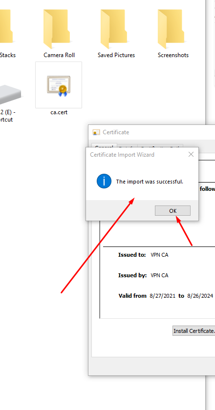 Ikev2/strongswan VPN On Windows10