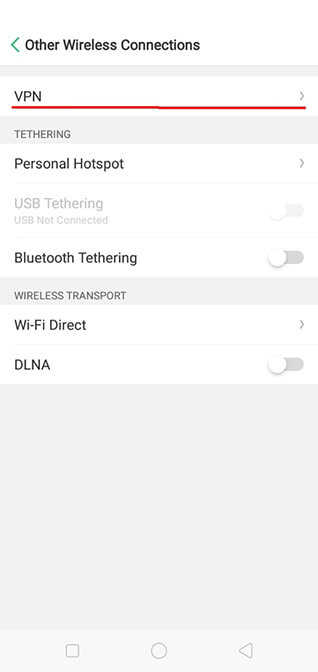 l2tp VPN On android